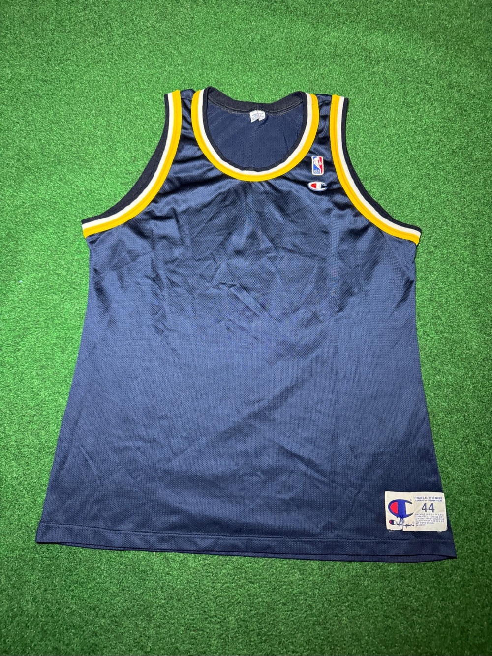 Indiana Pacers Vintage Jersey 90s 44 NBA Blank 21x29 Large Retro